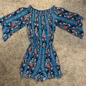 Off-shoulder Romper
